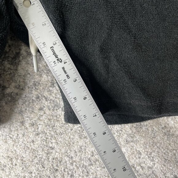 Outerknown Shorts Mens XL Gray Terry Cloth Zip Back Pockets Drawstring Beach - Picture 3 of 8